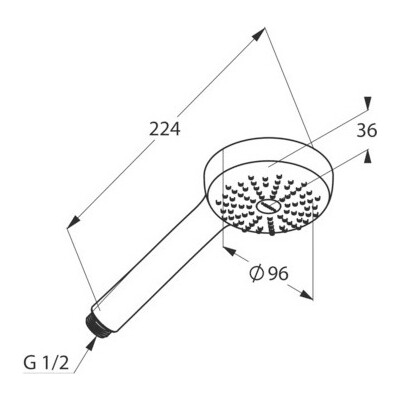 Душева система прихованого монтажу Kludi Bozz 386300576 (7 в 1), фото , изображение 5
