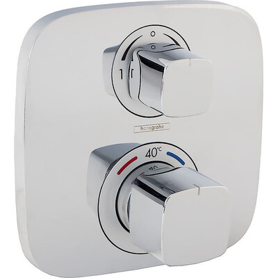 Душова система з термостатом Hansgrohe Ecostat E & Croma E 15257000 (прихованого монтажу), фото , изображение 2