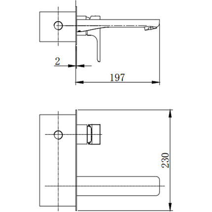 Смеситель для умывальника скрытого монтажа Asignatura Delight 75501900, фото 7