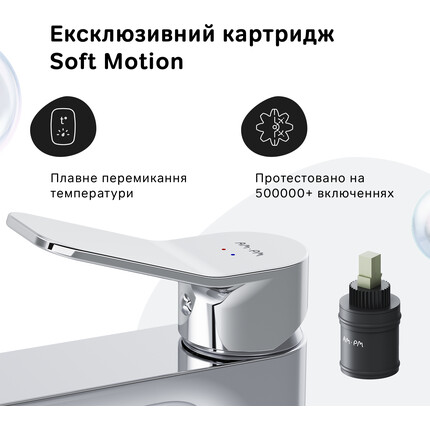 Смеситель для умывальника Am.Pm X-Joy F85A02100, Цвет производителя: хром, фото 9