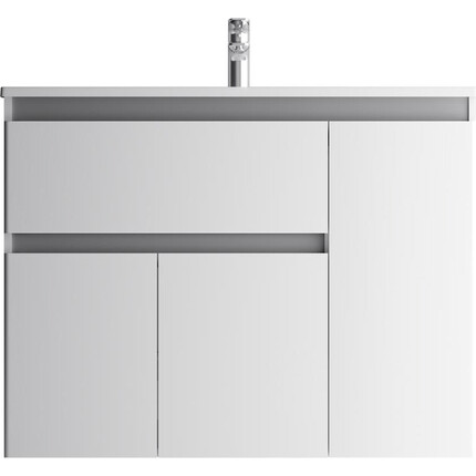 Тумба с раковиной Am.Pm X-Joy M85-FSR10036-WC10036WG38 (100 см, белая, напольная, правая), Доступные размеры: 100 R, фото 