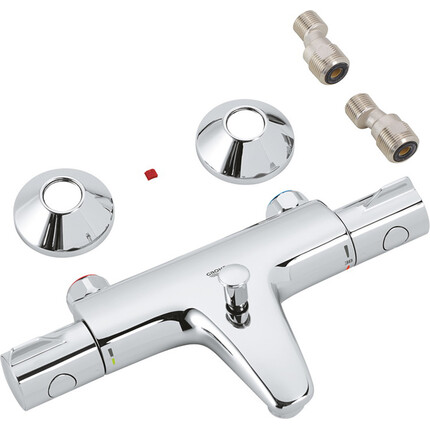 Комплект Grohe 34567001: смеситель для ванны с термостатом Grohtherm 800 34567000 и душевым гарнитуром 27853001, фото 7