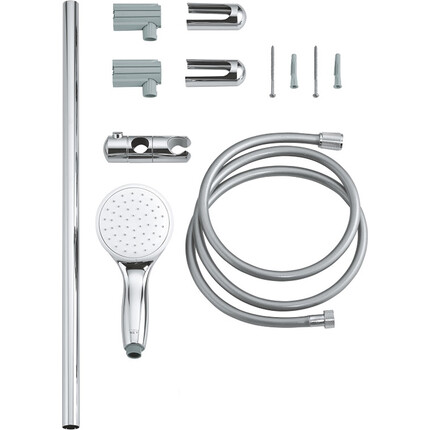Комплект Grohe 34567001: смеситель для ванны с термостатом Grohtherm 800 34567000 и душевым гарнитуром 27853001, фото 8
