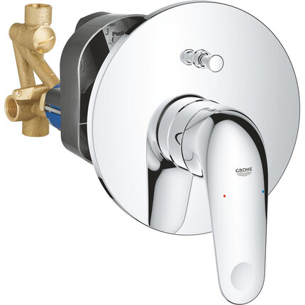 Змішувач прихованого монтажу для ванни Grohe QuickFix Swift 24336001 (внутрішня частина у комплекті), фото 
