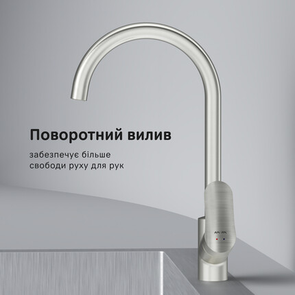 Смеситель для кухни Am.Pm Like F80E07111 (сатин), Цвет производителя: сатин, фото 14