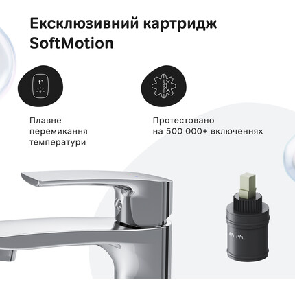 Смеситель для умывальника Am.Pm Pride F7C02100 (хром), Цвет производителя: хром, фото 5