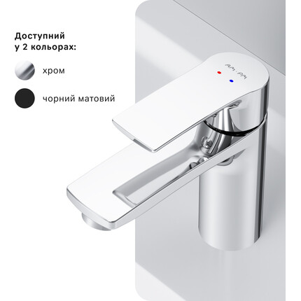 Смеситель для умывальника Am.Pm Pride F7C02100 (хром), Цвет производителя: хром, фото 7