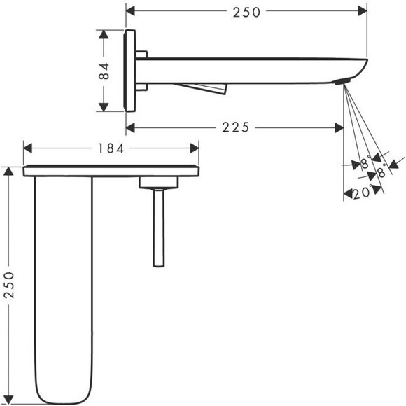 Смеситель для раковины Hansgrohe Puravida 15085000, фото 3