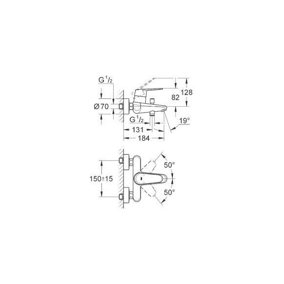 Смеситель Grohe Eurodisc Cosmopolitan 33390002, фото 8