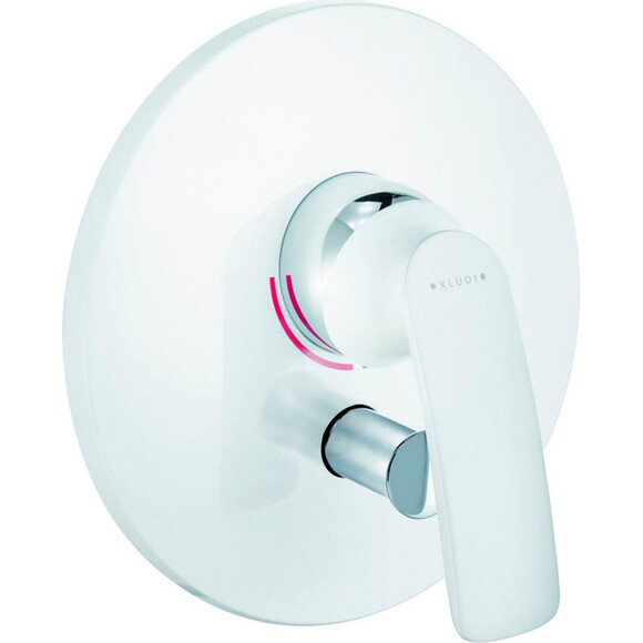 Змішувач прихованого монтажу Kludi Balance 526509175 (білий, внутрішня частина в комплекті), фото 