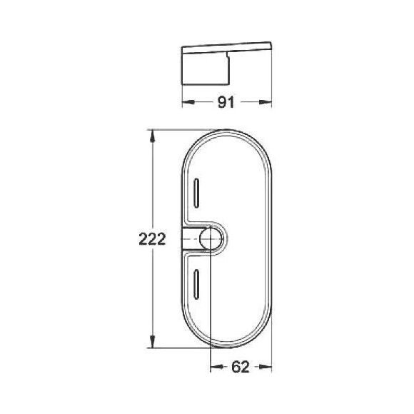 Мильниця - поличка Grohe Tempesta 27596000, фото , изображение 3