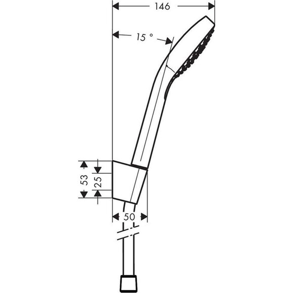Гарнітур Hansgrohe Croma 26421400, фото , изображение 3