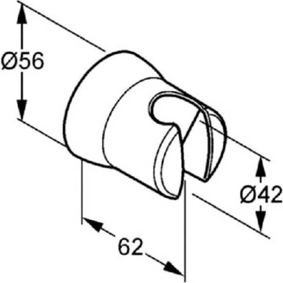 Настенный держатель Kludi Sirena 630504300, фото 2