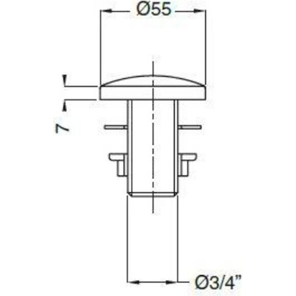 Держатель ручного душа врезной Bugnatese RICBR19432, фото 2