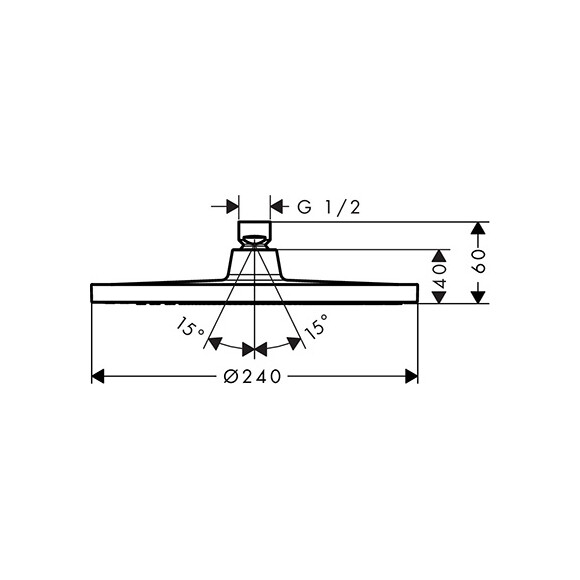 Душевая лейка Hansgrohe Crometta 26723000, фото 2