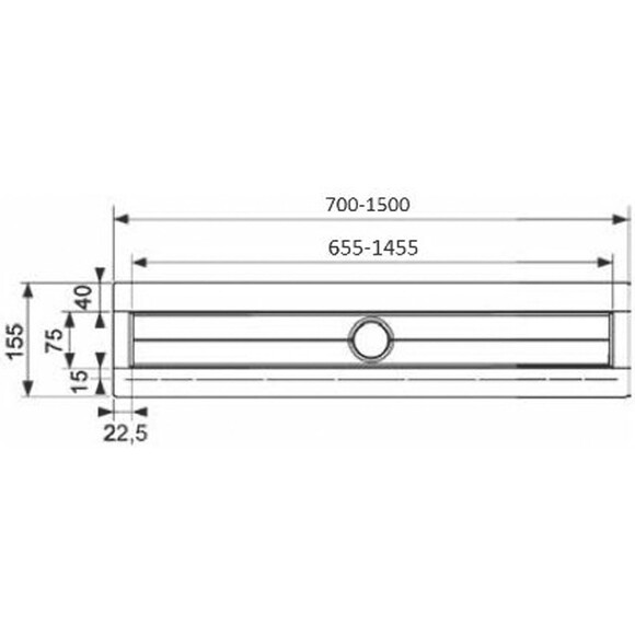 Канал дренажный Tece Drainlinе 600770, фото 3