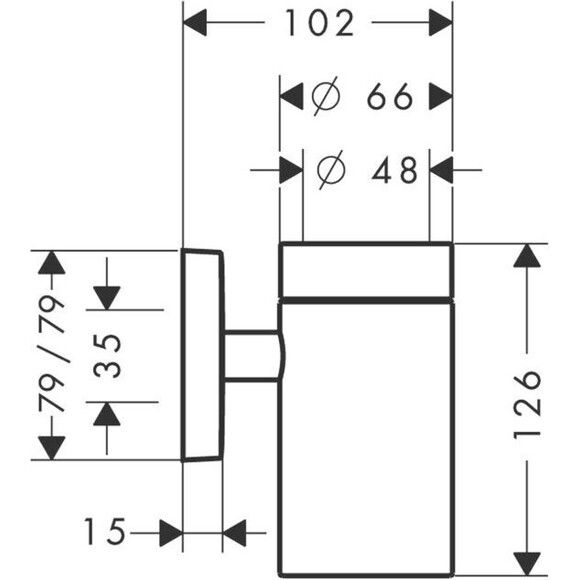 Стакан Hansgrohe Puravida 41504000, фото 2