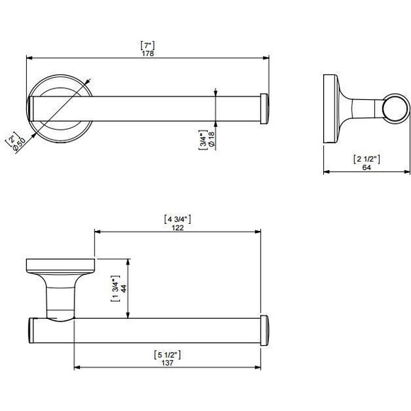 Держатель для туалетной бумаги, без крышки Sonia E-Plus 124596, фото 2