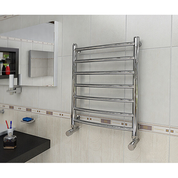 Водяной полотенцесушитель Mario Классик 1.1.2207.02.P (4820111353453, 600x550, хром/белый глянец/черный матовый/графит/золото/сатин/бронза, боковое подключение), фото 3