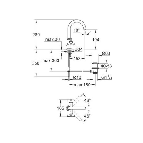 Смеситель для раковины Grohe Atrio Ypsilon 21019000, фото 3