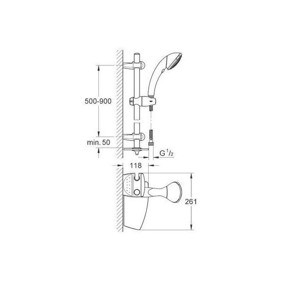 Душовий гарнітур Grohe Movario 28575000, фото , изображение 2