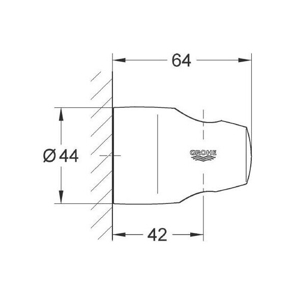Тримач Grohe Movario 28403000, фото , изображение 2