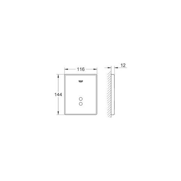 Комплект верхней части Grohe Rapido Tectron Skate 37321SD1, фото 2