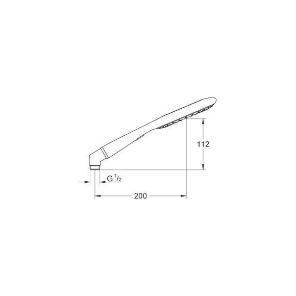 Ручний душ на 2 режими Grohe Rainshower Icon 27446000, фото , изображение 2