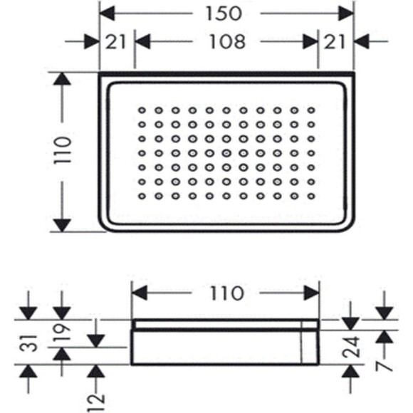 Мыльница Axor Universal 42803000, фото 2