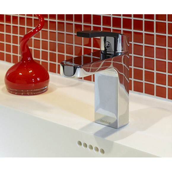 Смеситель для умывальника Damixa Slate 658477400 (хром/черный), фото 2