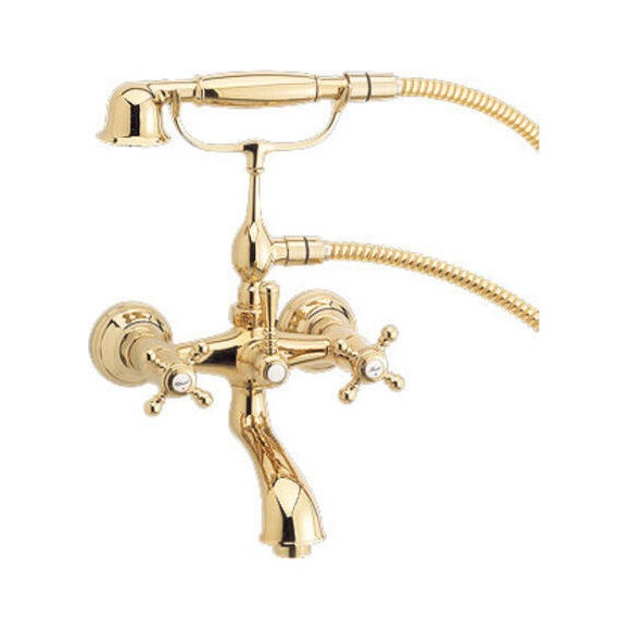 Смеситель для ванны Damixa Tradition 370257700 (с лейкой и шлангом), фото 2