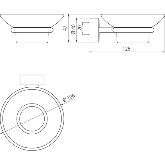 Мильниця Emco Rondo 2 4530 001 00, фото , изображение 2