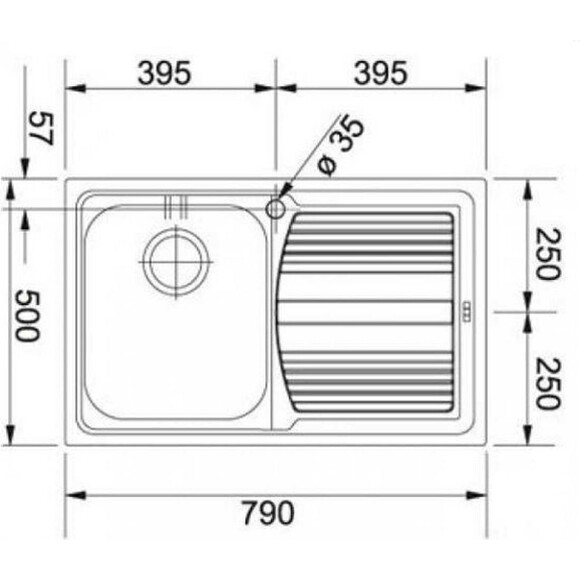 Мийка кухонна Franke Logica Line 101.0381.806, фото , изображение 3
