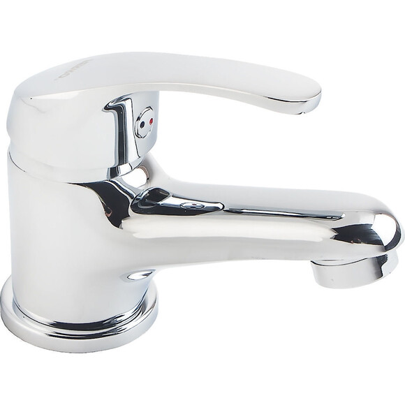 Змішувач для умивальника Ferro Basic Chrome BBC2 (з донним клапаном), фото , изображение 3