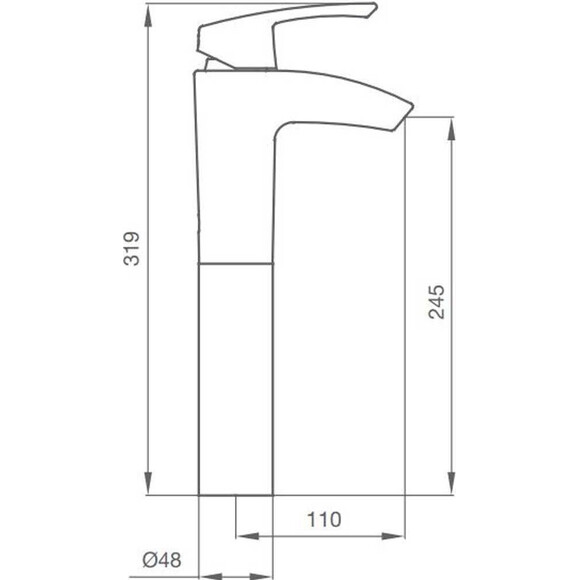 Змішувач для раковини Grb Premier 50525500, фото , изображение 2