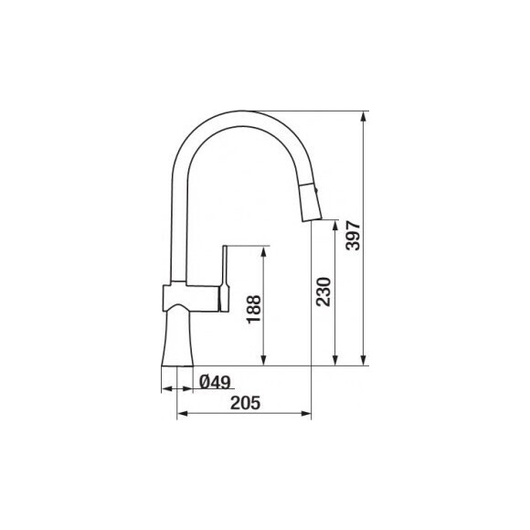 Смеситель для кухни Grb 46827460, фото 2