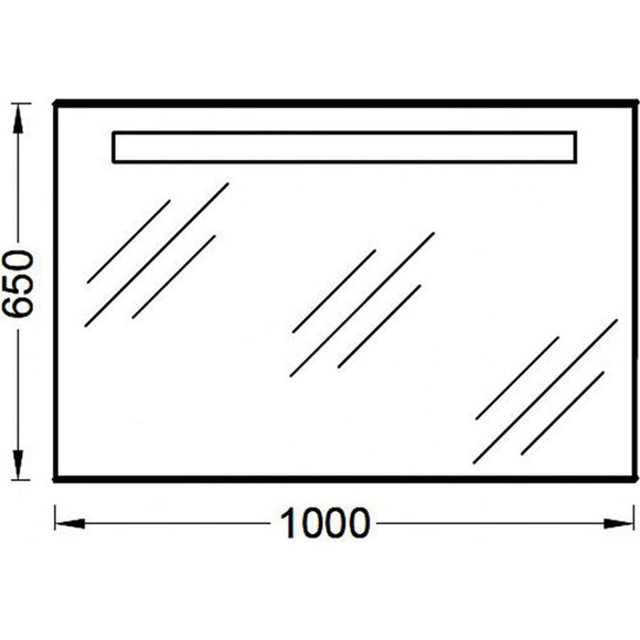 Зеркало с подсветкой Jacob Delafon Parallel EB1416-NF, фото 2