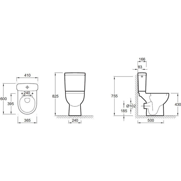 Унитаз компакт Jacob Delafon Odeon Up 18557K-00+E4740-00, фото 4