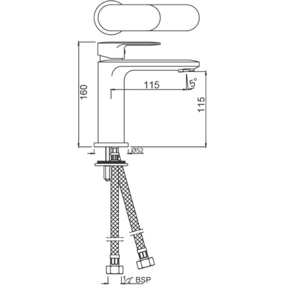 Смеситель для раковины Jaquar Opal Prime OPP-CHR-15011BPM, фото 2