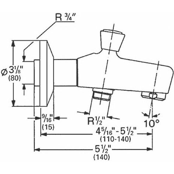 Вилив на ванну Grohe 13435000, фото , изображение 2