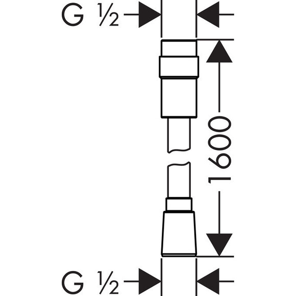 Шланг для душа Hansgrohe Isiflex 28248000, фото 2