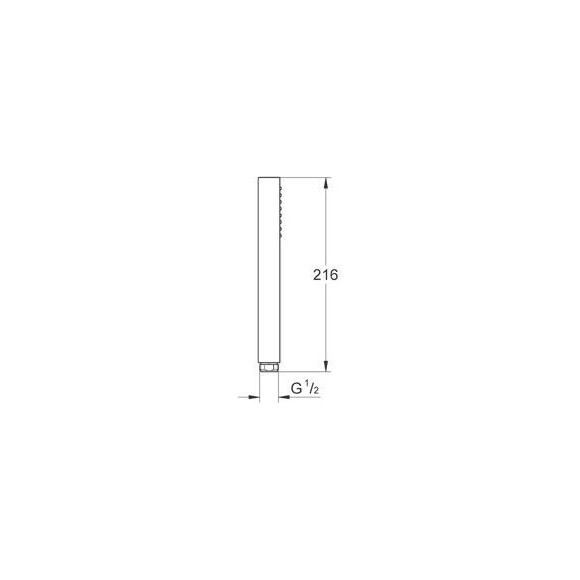 Ручний душ 1 режим Grohe Euphoria 27698000, фото , изображение 3