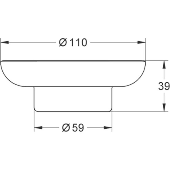 Стеклянная мыльница Grohe Essentials 40368001, фото 3