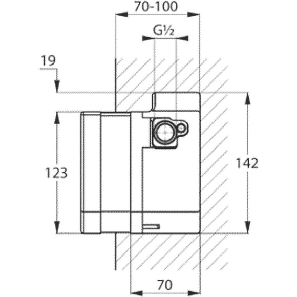 Прихована частина Kludi Zenta 38002, фото , изображение 2