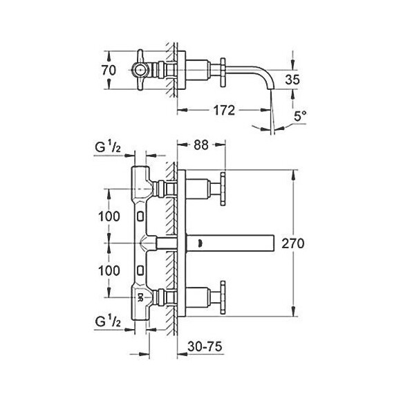 Смеситель для раковины Grohe Allure 20144000, фото 3