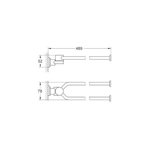 Держатель для полотенца Grohe Atrio Ypsilon 40308000, фото 2