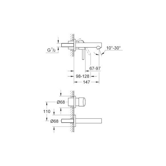 Смеситель для умывальника Grohe Concetto 19575001, фото 3
