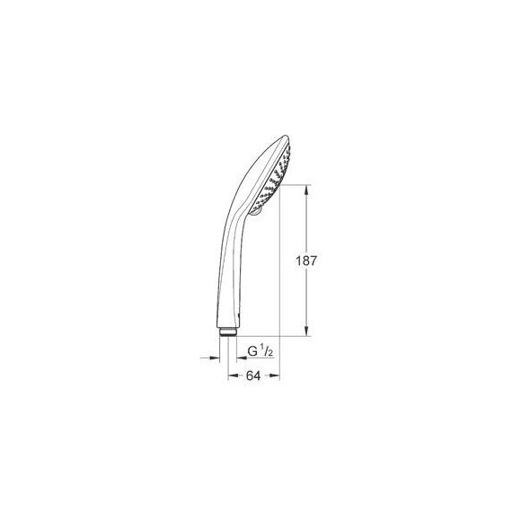 Ручний душ на три режими Grohe Euphoria 27222000, фото , изображение 3