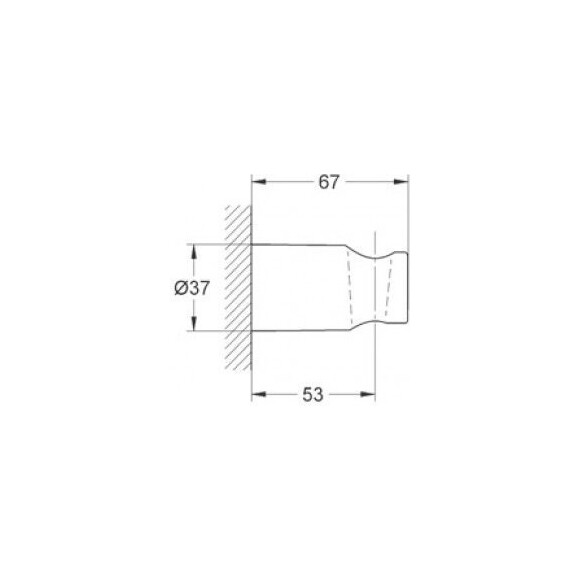 Тримач Grohe Rainshower 27056000, фото , изображение 3