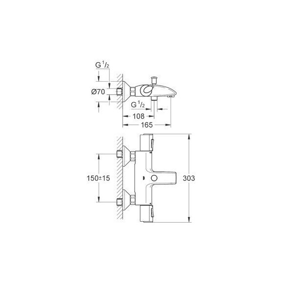 Термостат Grohe Grohtherm 34155000, фото , изображение 3